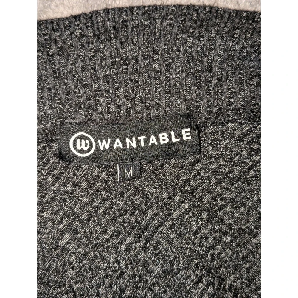 Wantable Gray Knit Poncho Open Front Cardigan Shawl‎ Medium